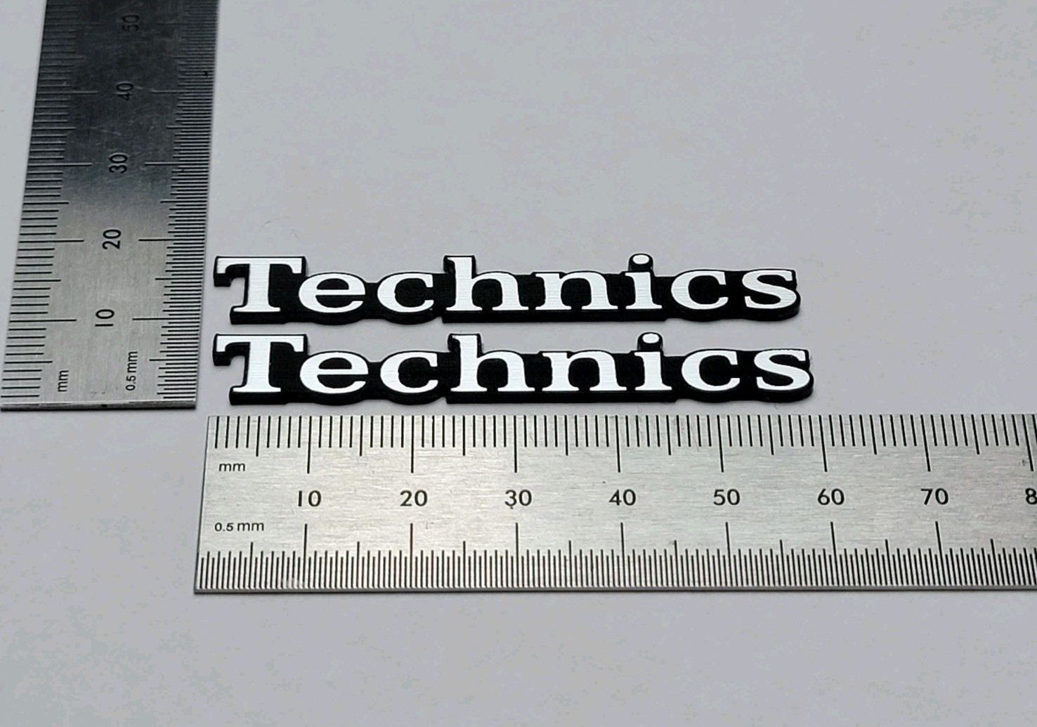 Technics Speaker Badge Logo Emblem Pair