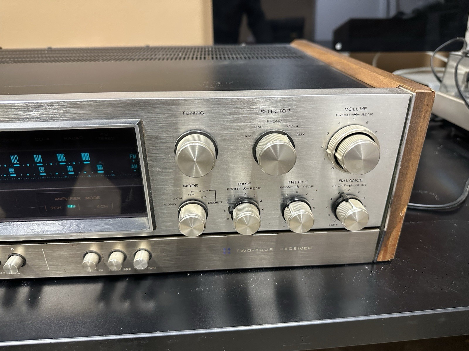 Kenwood KR-6340 Vintage AM/FM 4 Channel Tuner