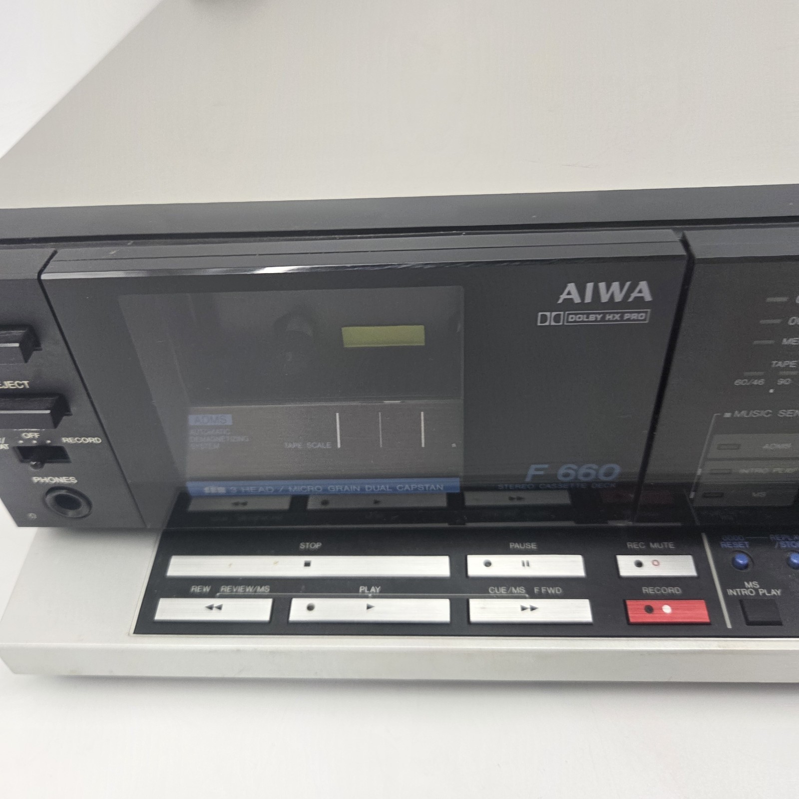 AIWA AD-F660 3head cassette deck DOLBY B,C Excellent Condition **READ**