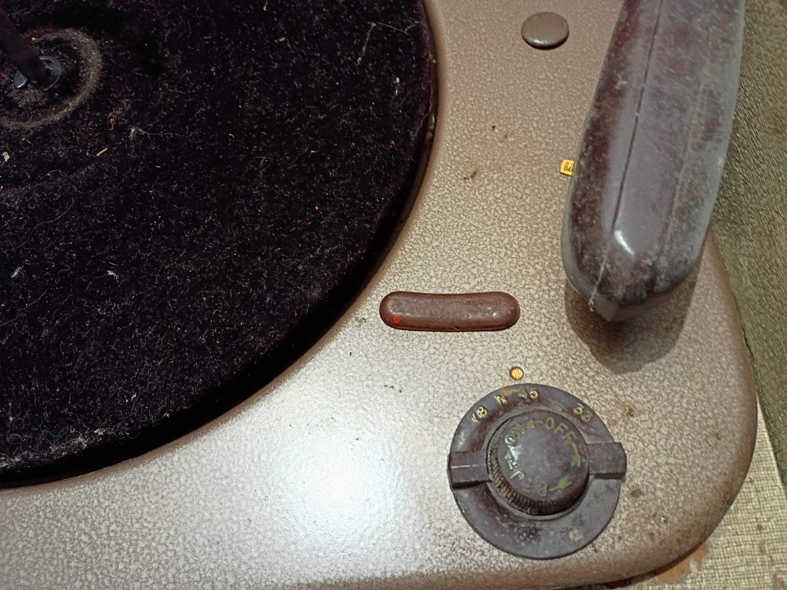 Late 1950’s STEELMAN – Portable Record Player Phonograph AS-IS Parts Or Repair.