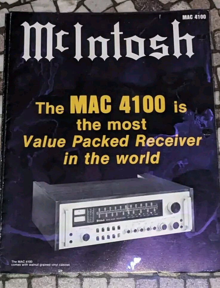 VinTagE McIntosh MAC 4100 Stereo RECEIVER in Original BOX!