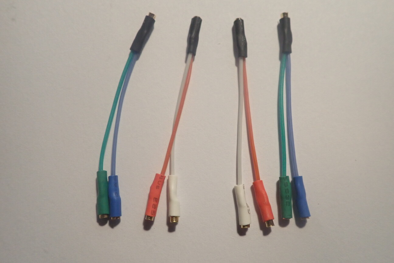 2 sets Phono Cartridge Headshell Lead Wires MONO FOR DENON DL102 MONO CARTRIDGES