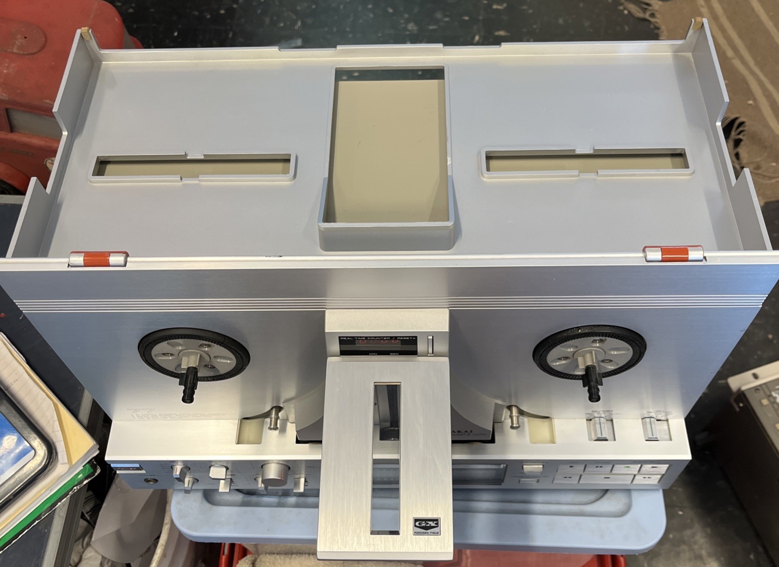 AKAI GX-77 4-Track Stereo Tape Deck Tested/Works Excellent Shape