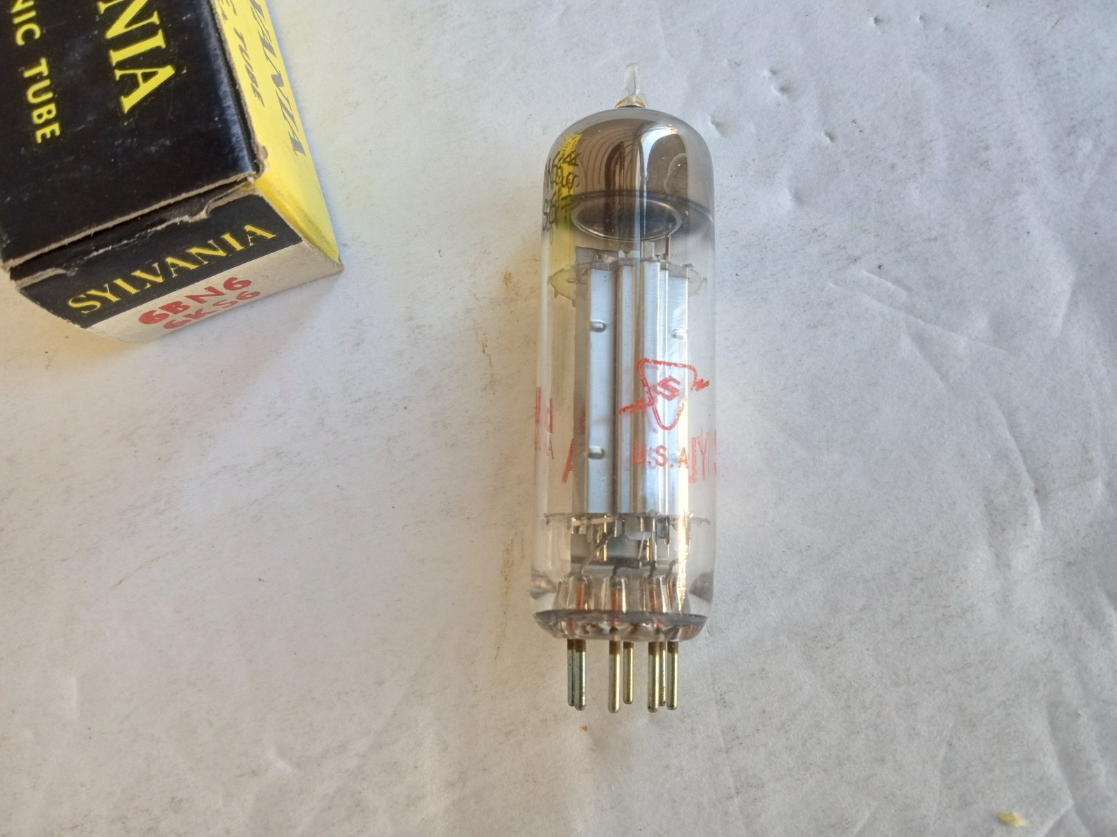 Nos SYLVANIA 6BN6 6KS6 Vacuum Tube TESTED