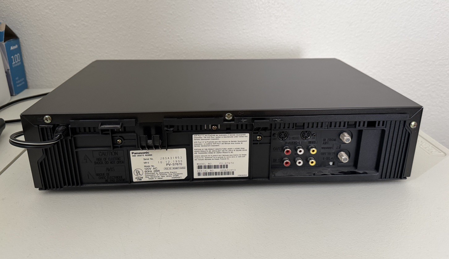 Panasonic PV-S7670 Supper VHS