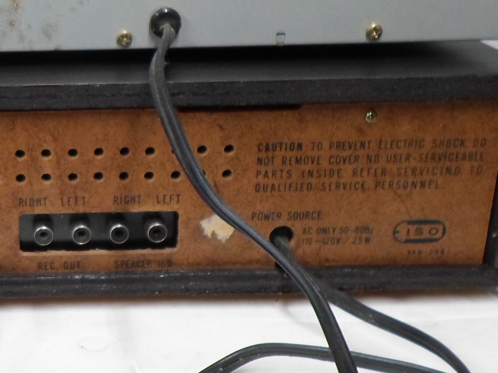 VTG Panasonic RE-7670 FM-AM Stereo Receiver & Sanyo Cassette RD-W49 “SEE VIDEO”