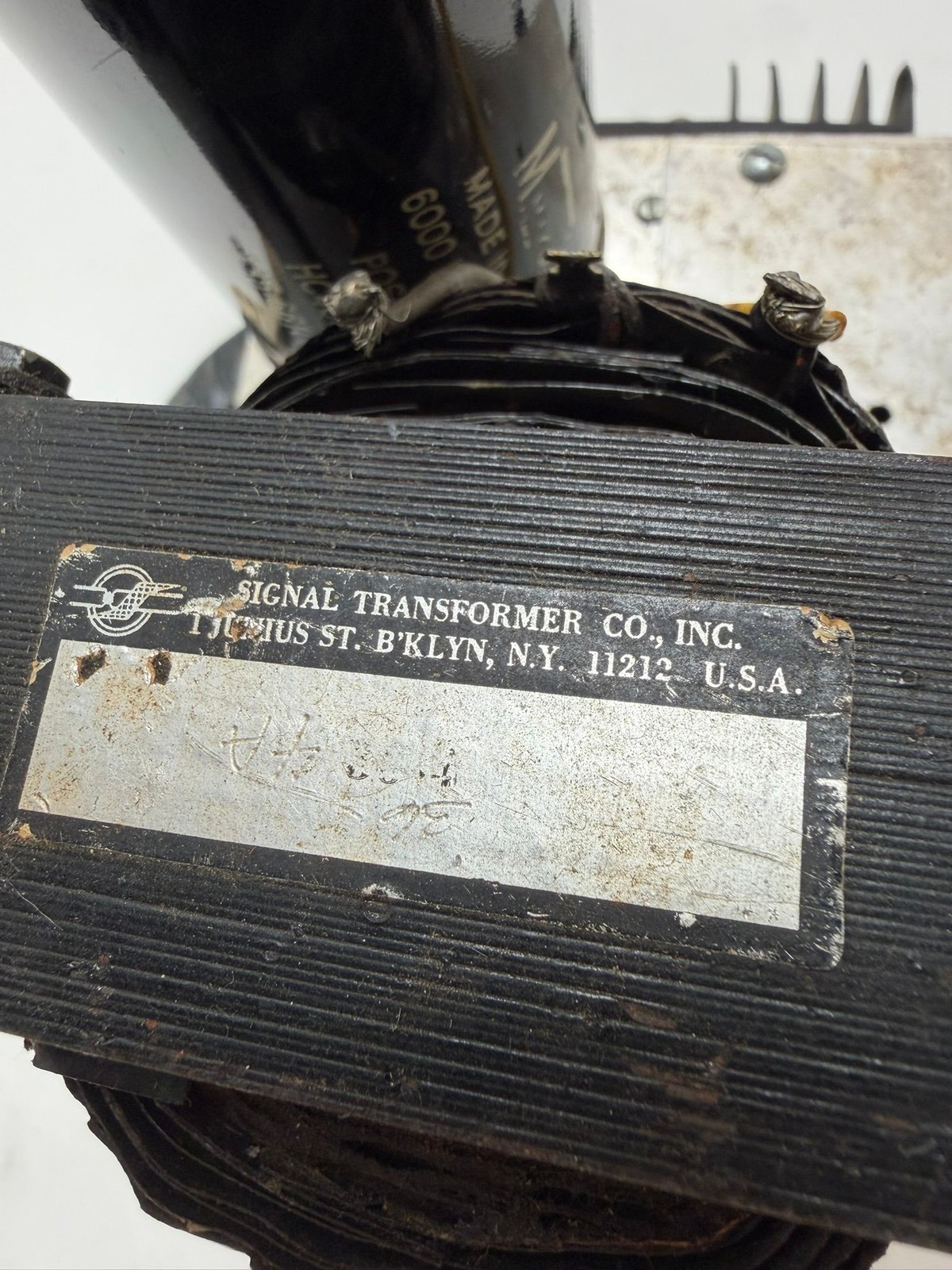 Vintage DC Power Supply Project Signal Transformer RCA 2N3055 Mallory Capacitor