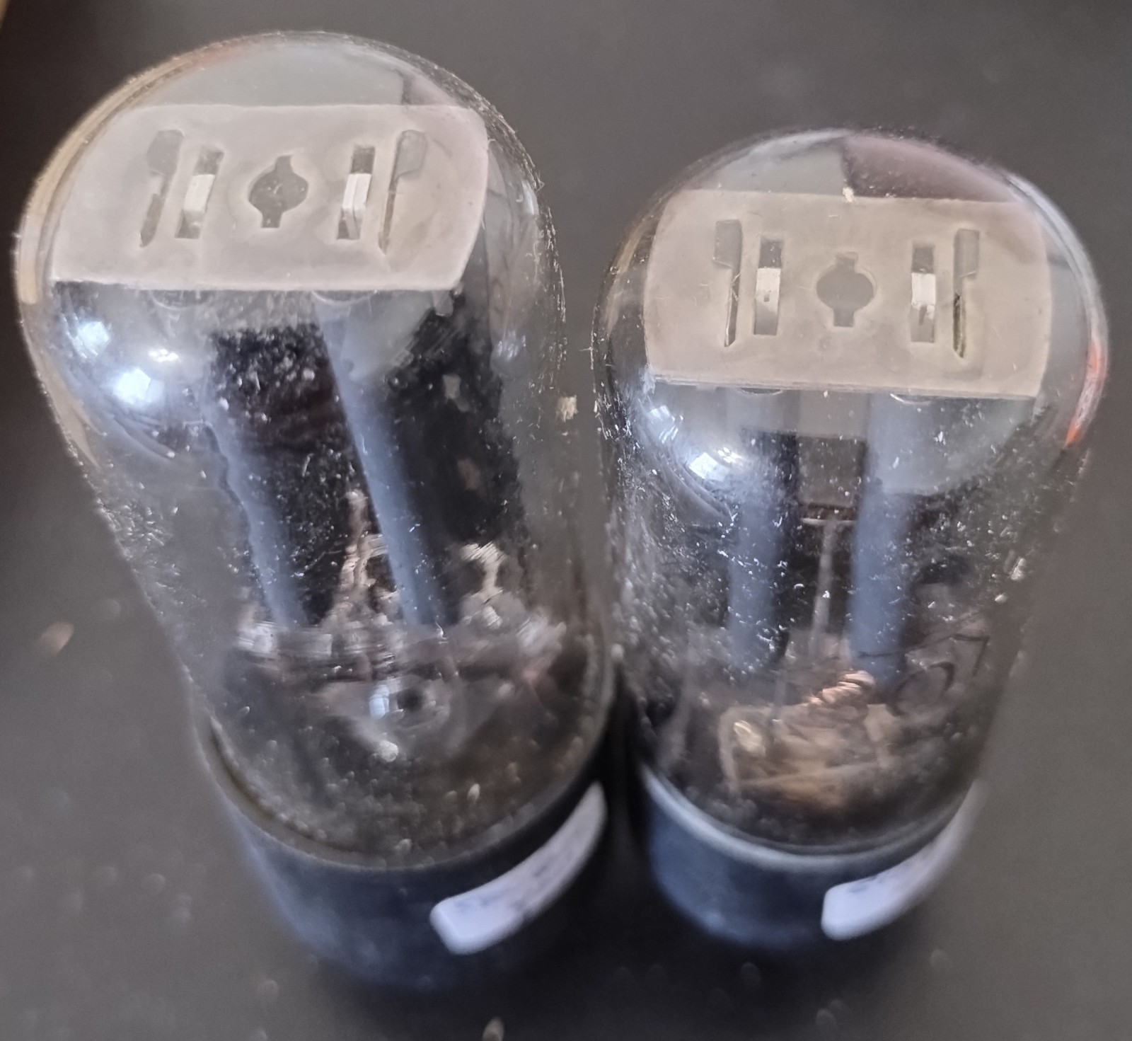 No. 80 rectifier tubes 2 pcs NOS tested GE RCA brand both by RCA