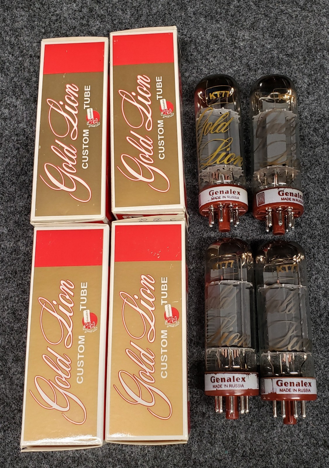 Genalex Gold Lion KT77/EL34 Power Tubes – QUAD