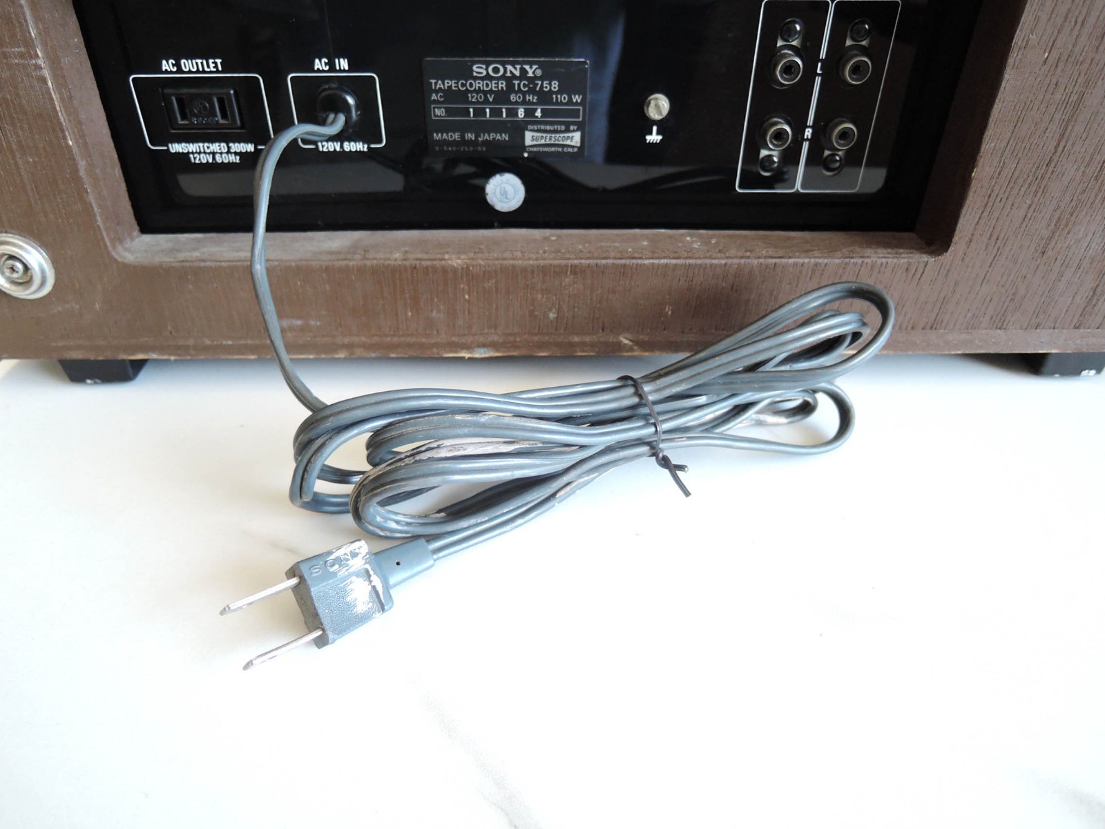SONY TAPECORDER TC-758 AUTO REVERSE 10″ REEL TO REEL TAPE DECK – FULLY WORKING