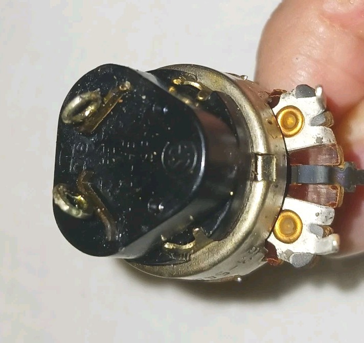 VINTAGE ZENITH TELEVISION,RADIO PART #63-5449 POTENTIOMETER WITH SWITCH WITH BOX