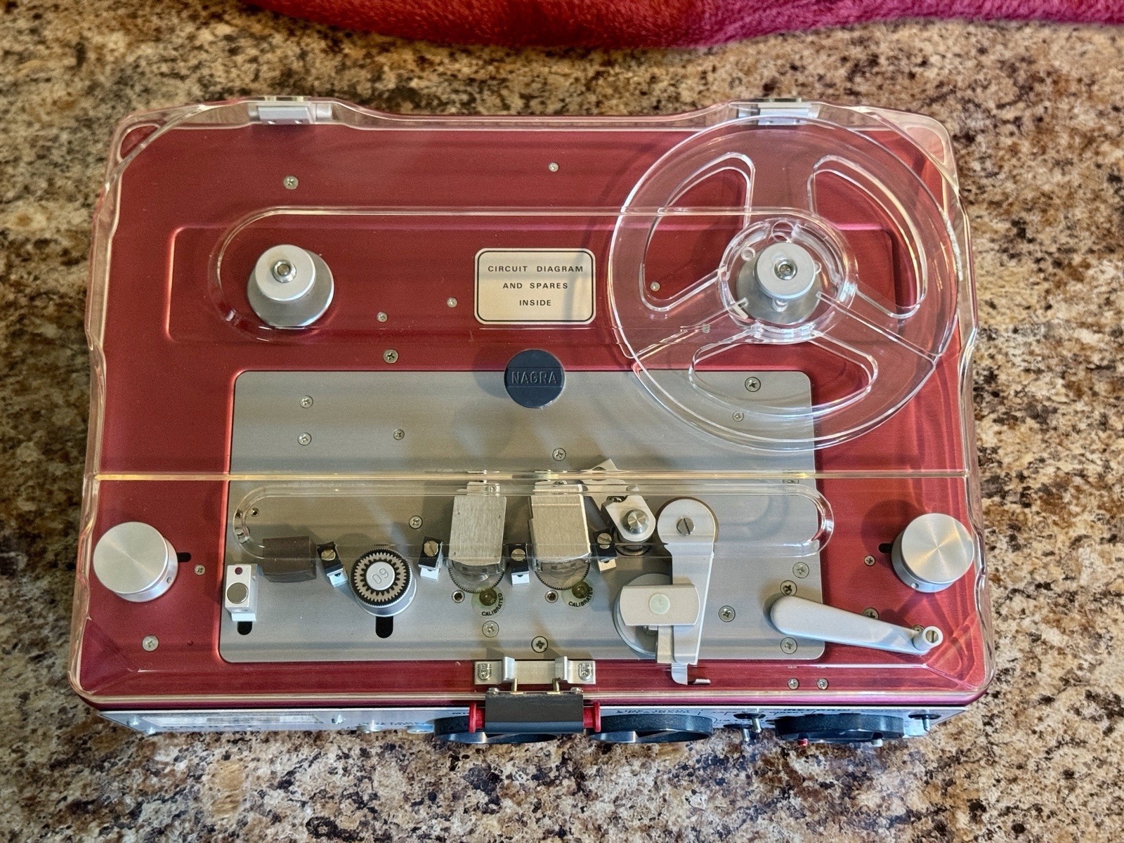 Nagra E Tape Recorder – CLEAN w Power Supply, Original Case, Tape, Take-up Reel