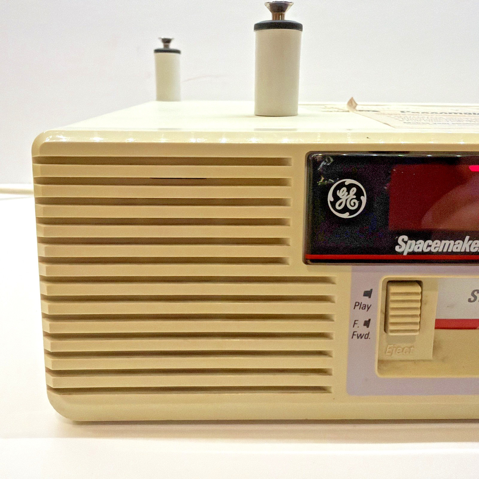 GE Spacemaker 7-4275A AM/FM RADIO Cassette Player Under Cabinet Kitchen Vtg