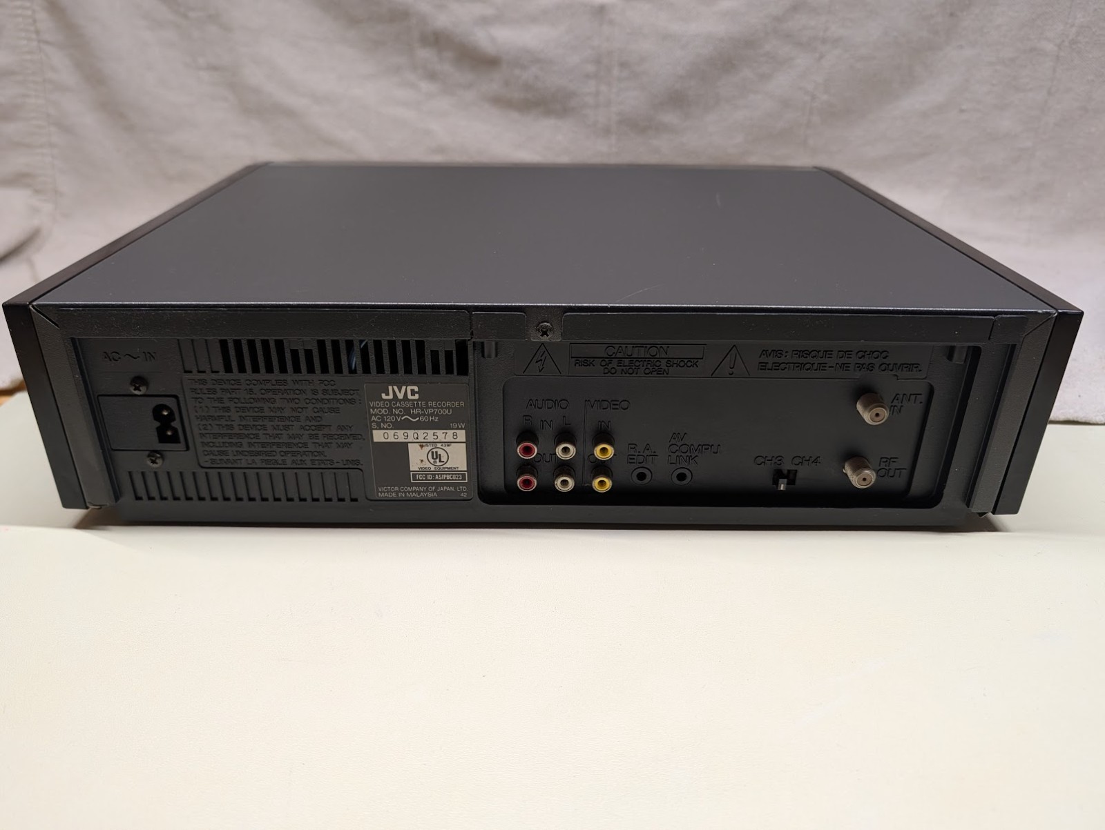 JVC VCR HR-VP770U – TESTED Works Great – Good condition
