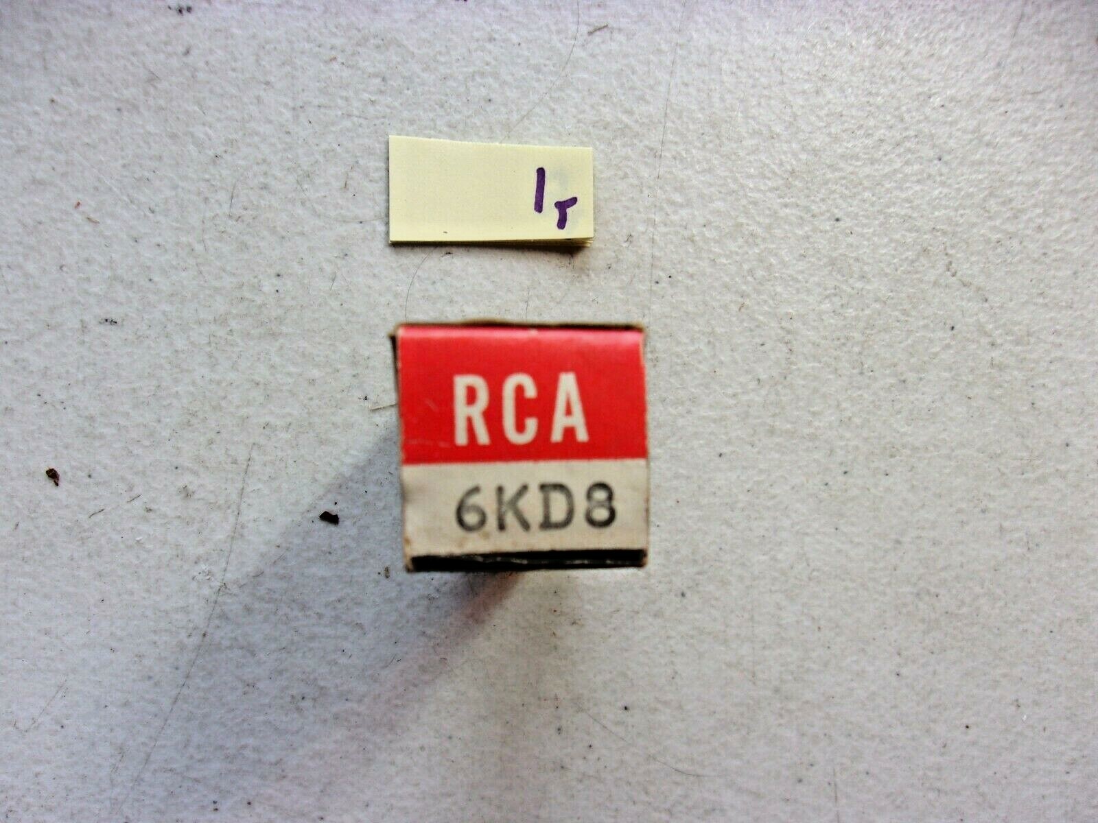 LOT OF 2 NEW IN BOX RCA ELECTRON TUBES 6KD8 (329)