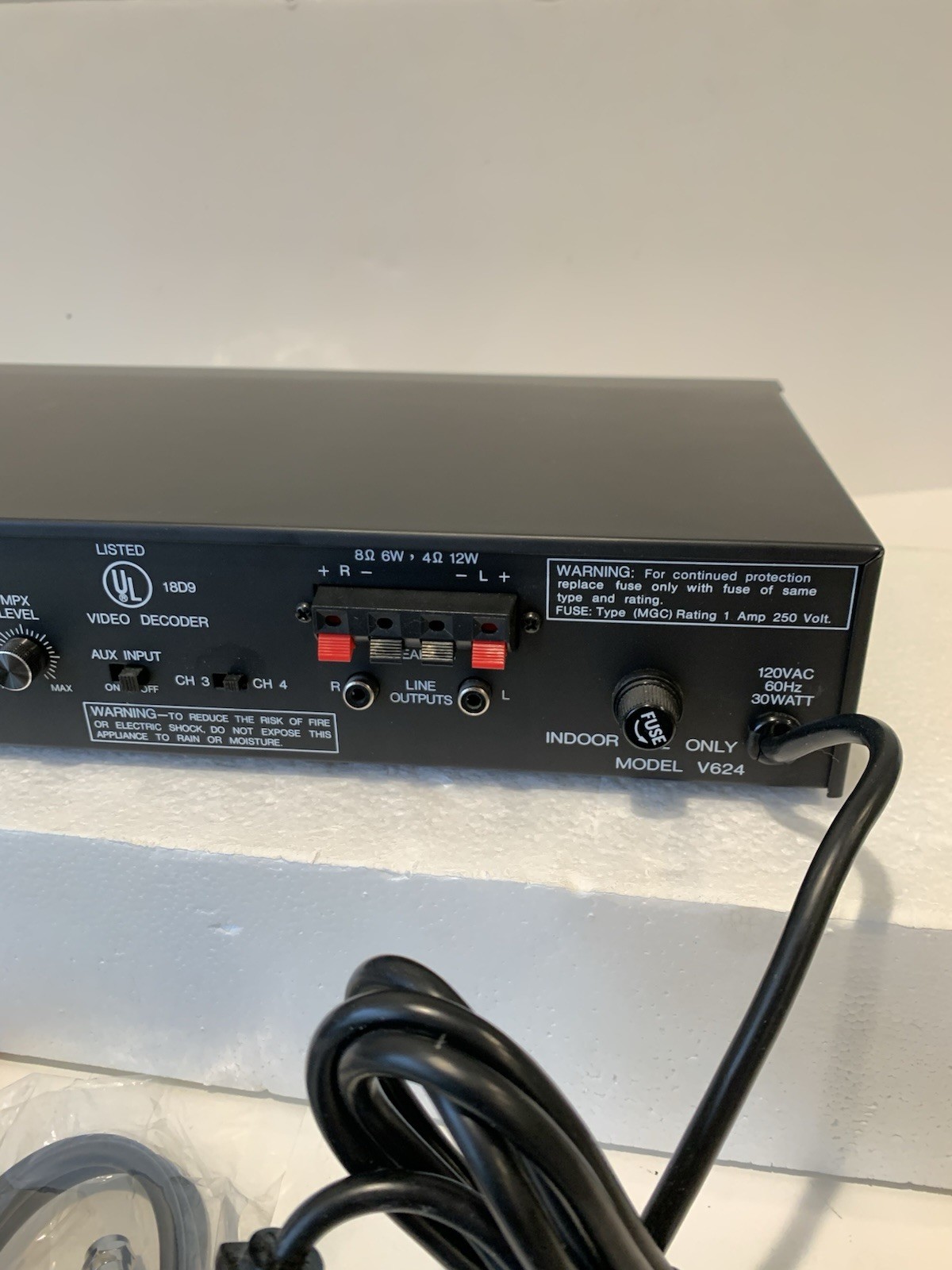 F.R.E.D III Recoton DBX Amplified MTS Decoder Stereo Amp V624 Rare New 🔥