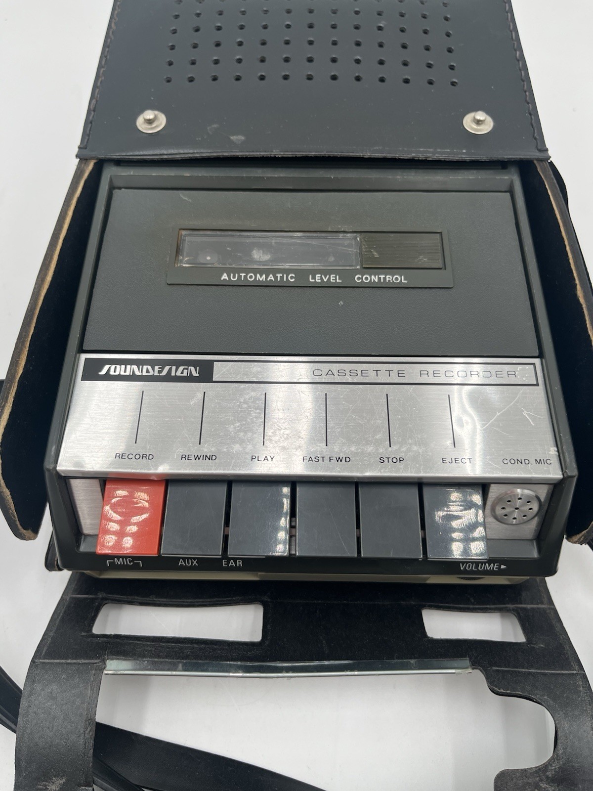 Sound Design Model 7623 Cassette Tape Recorder with Built in Microphone READ!