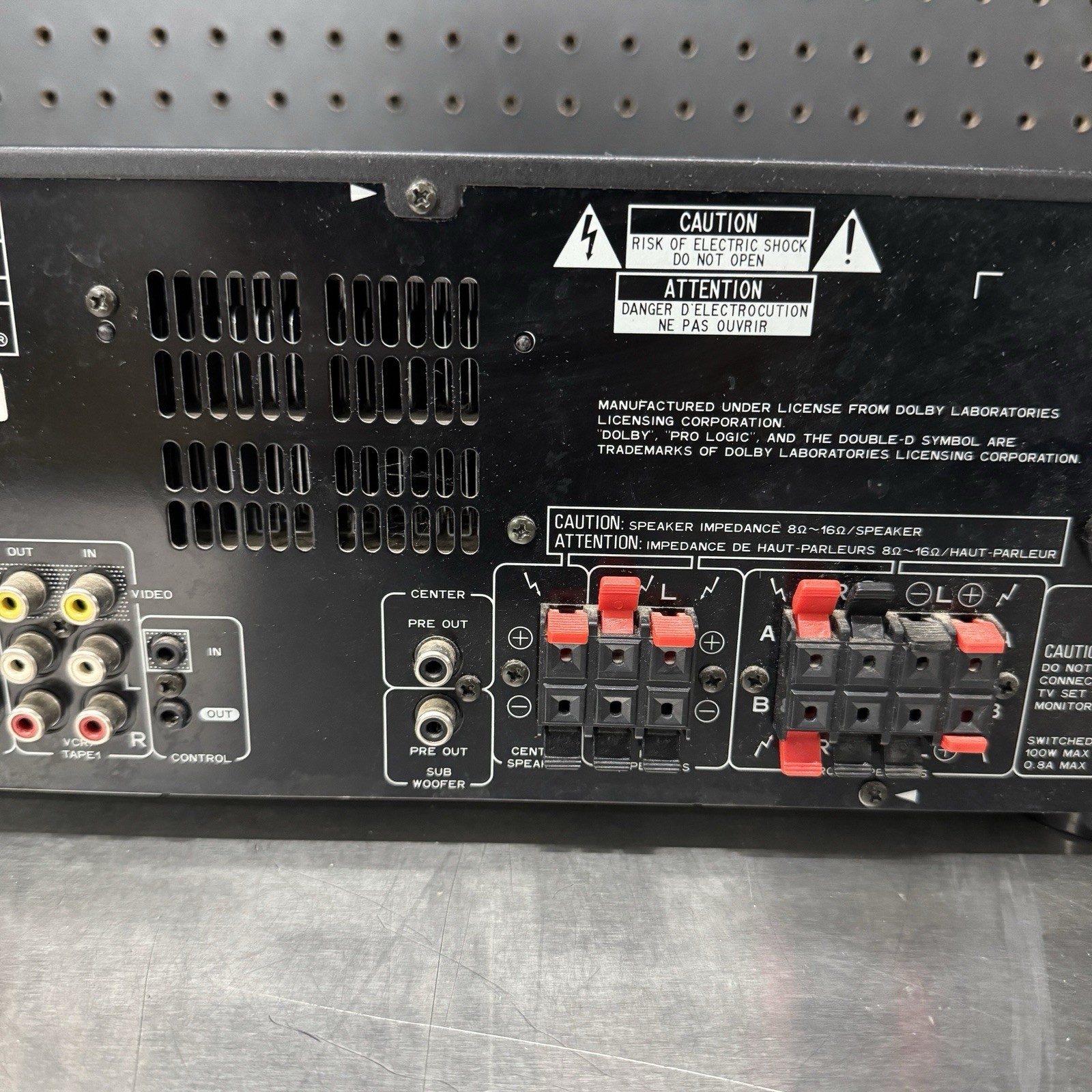 Vintage Pioneer VSX-505S Stereo Receiver. Tested and Working! 4 channel