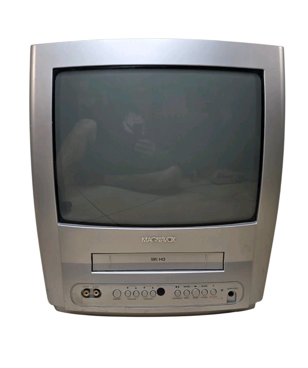 Magnavox 13” CRT TV VCR Combo MC132EMG17 TV Works, VCR Non-Working, As-IS READ