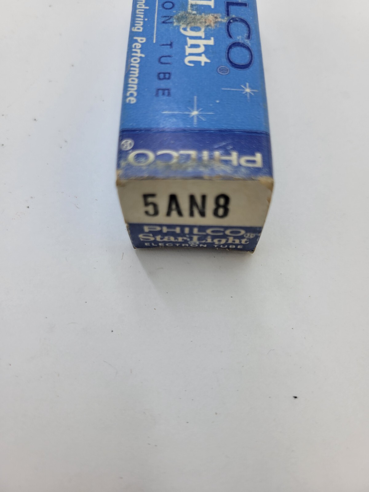Philco 5AN8 Electronic Tube Plug-In 9-Pin Triode Pentode Cylindrical Glass Body