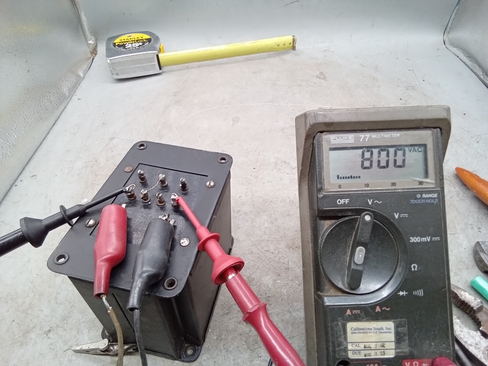 NRL-1448 Power Tube Amp Transformer 385-0-385 V 60 ma / 6.3 v at 3 amps