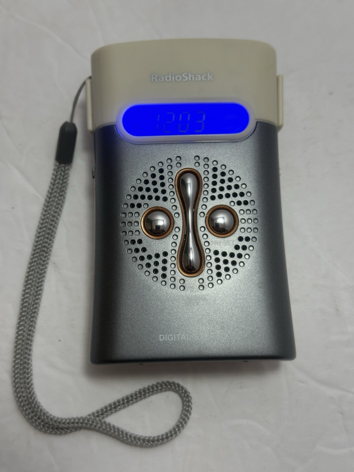 RadioShack 12-470 AM/FM/TV/Weather Band Pocket Radio Digital Stereo Tested