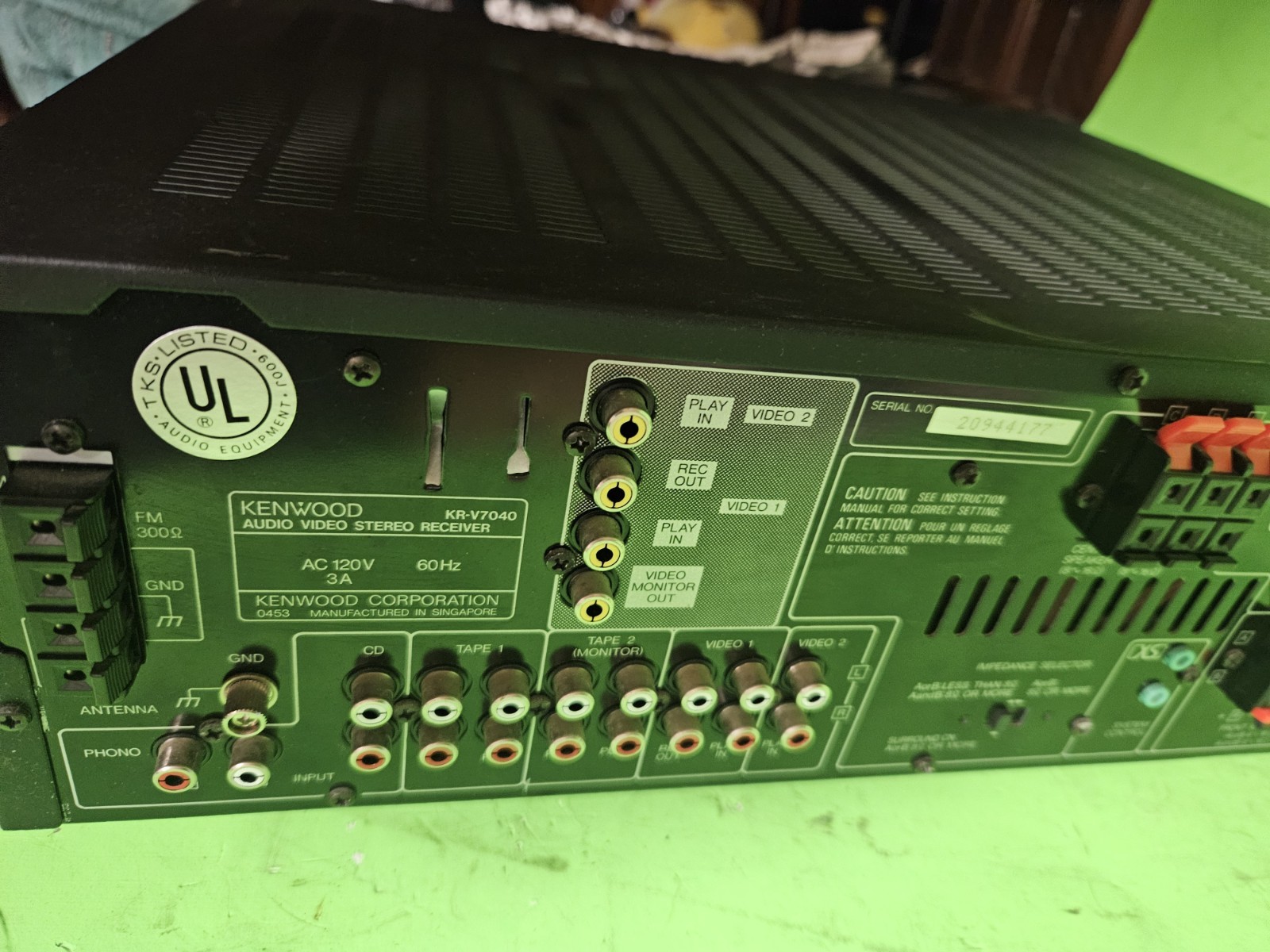 Vintage Kenwood KR-V7040 Stereo Receiver