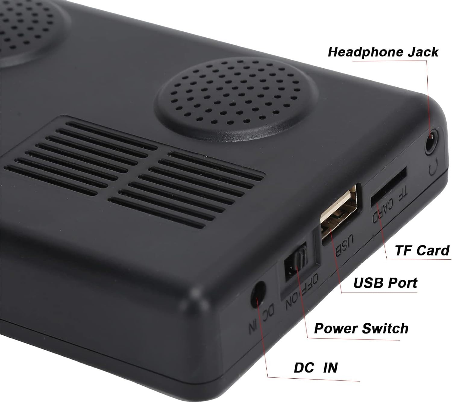 5” Portable Mini Digital TV, 1080P 2 in 1 with FM Radio, Rechargeable Batter…