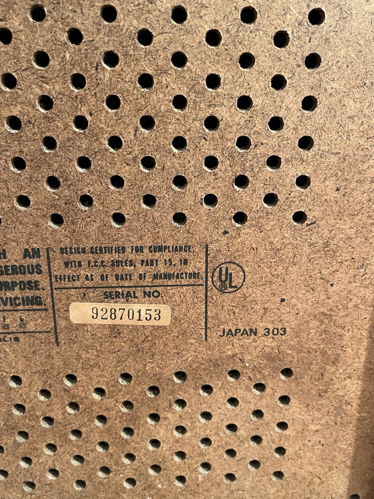 RCA Long Range TRF Solid State Radio RZC275W Walnut (Works – Read)