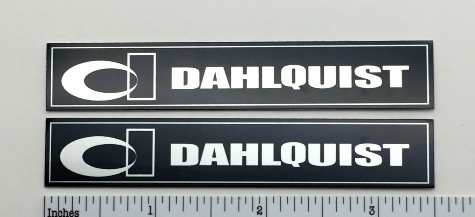 Dahlquist Speaker Badge Emblem with DQ Logo Pair Aluminum DQ-10
