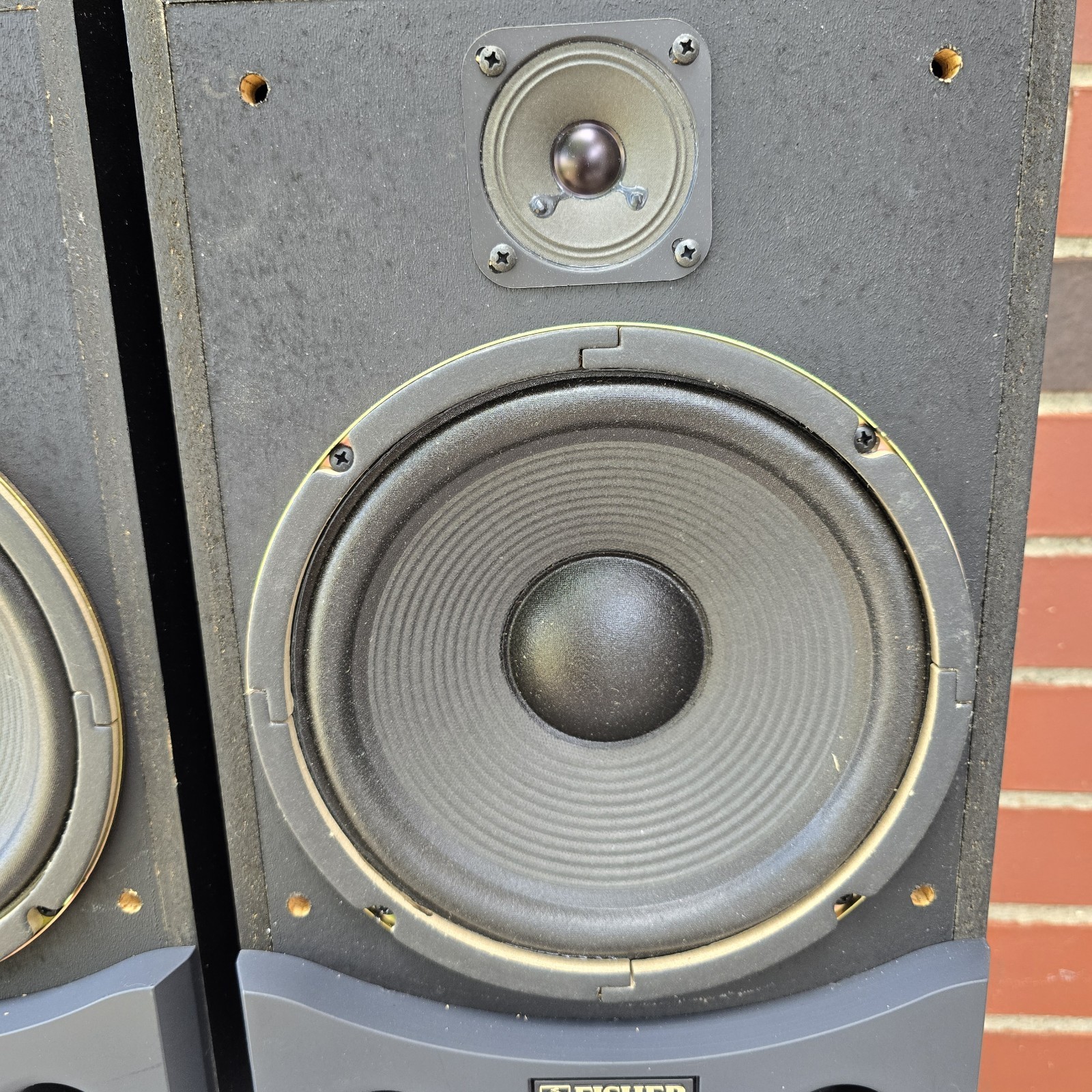 Pair Of Fisher ST-992 Bookshelf Speakers 100W 8ohms 8″ USA Made