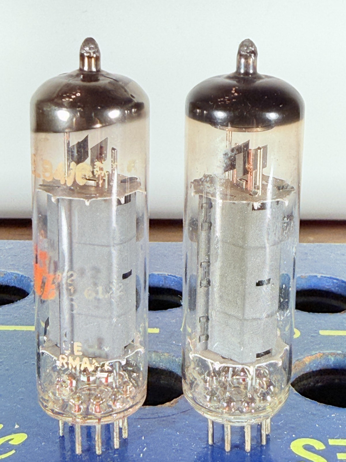 Matched Pair Siemens EL84 6BQ5 Code rX3 Tested Good Tube