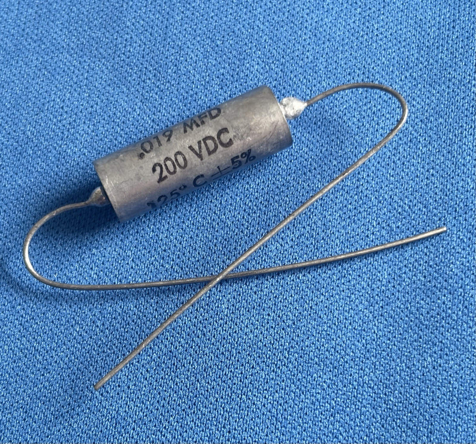 Cornell Dubilier .019 uF 200V PIO Oil filled Capacitor, 1963 Vintage, Priv label