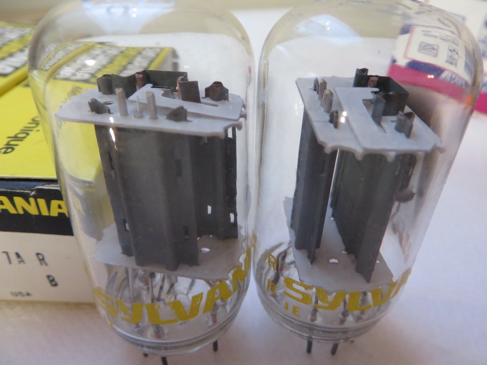 Radio tubes Two Sylvania 6GF7A NOS