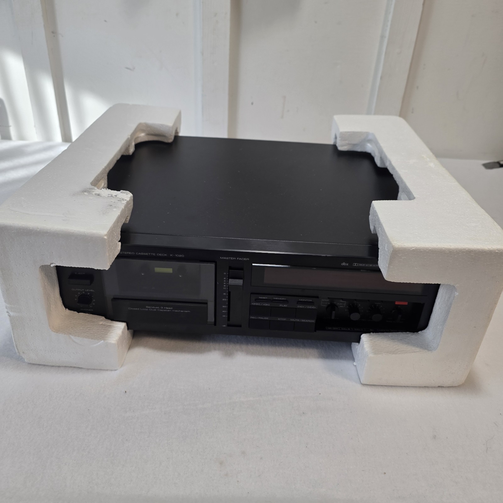 YAMAHA K-1020 3-Head Dual capstan Dolby B/C DBX Cassette FOR PARTS OR REPAIR