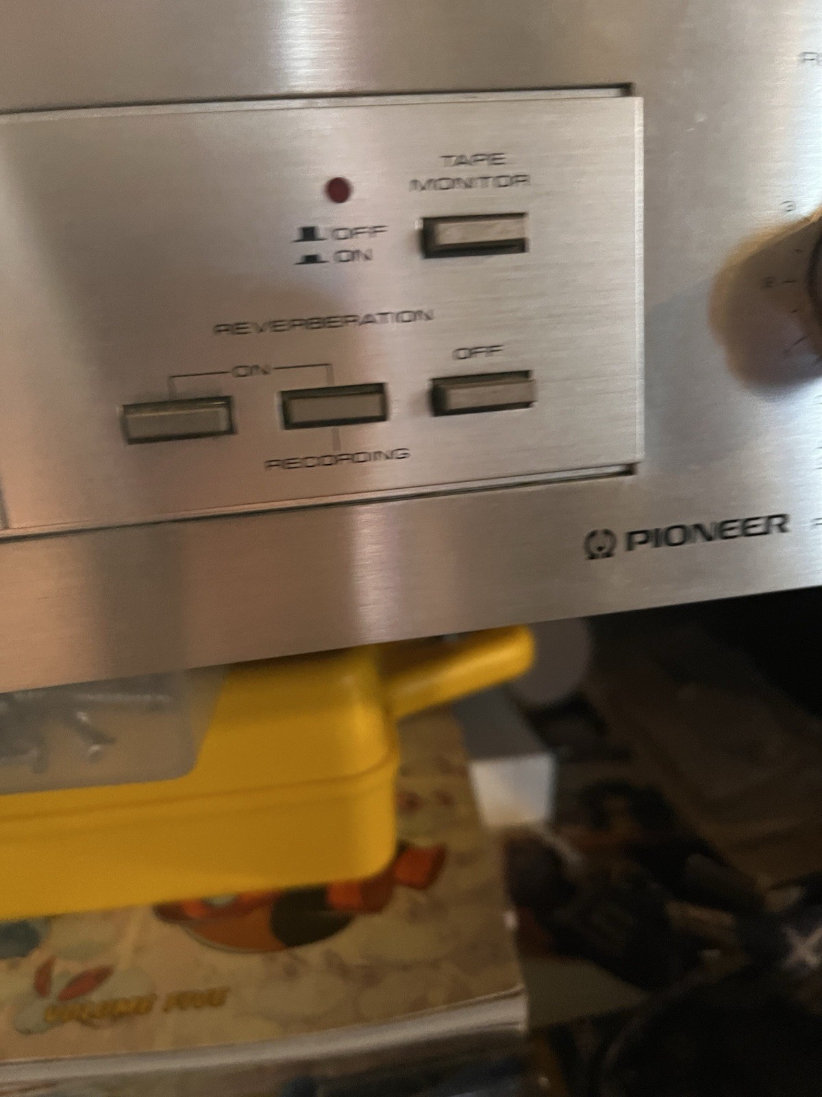 Pioneer SR-303 Reverberation Amplifier Audio Unit, Silver, Model SR-303
