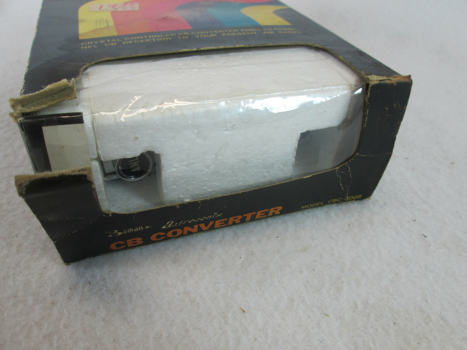 Vintage 1970’s Boman Astrosonix AM car radio under dash CB converter CBC-300B