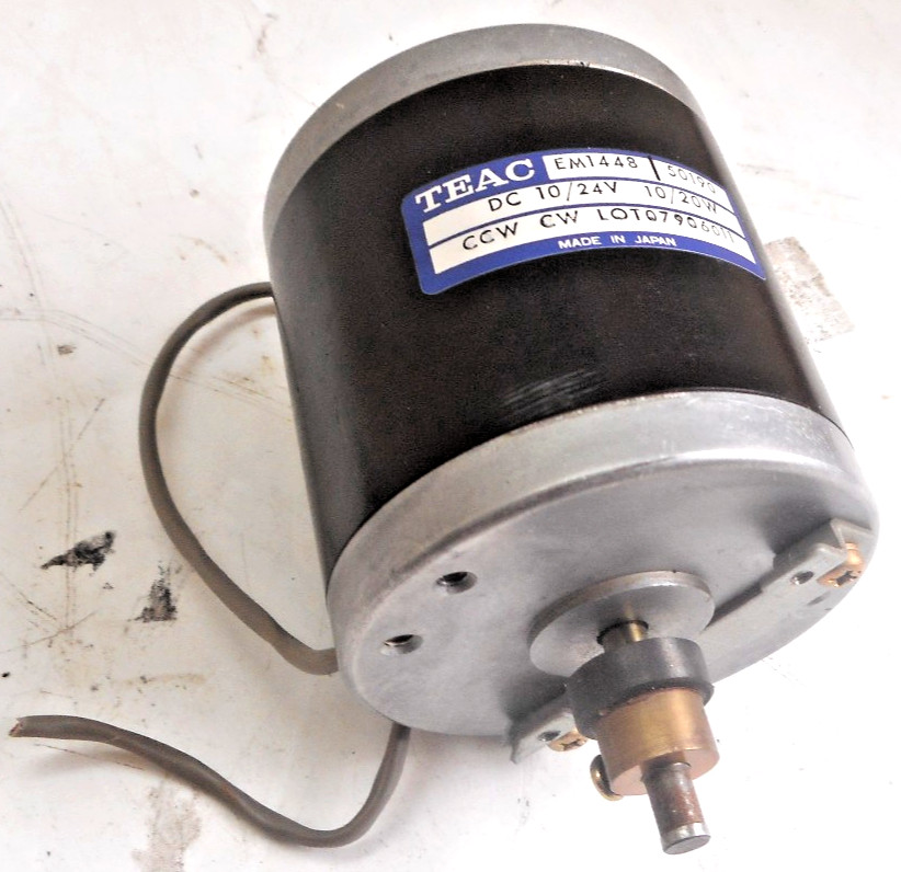 TEAC X-10 REEL TO REEL – TAKE UP MOTOR (RIGHT) EM1448 50190 – WORKS
