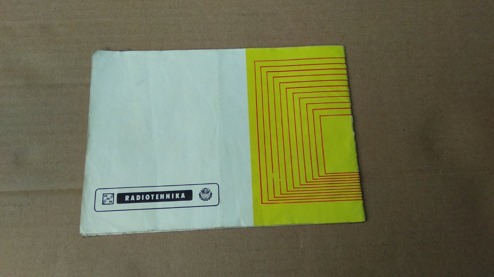 Vintage Scheme Manual Instructions for use Passport Radiotehnika S90 35AS-1 USSR
