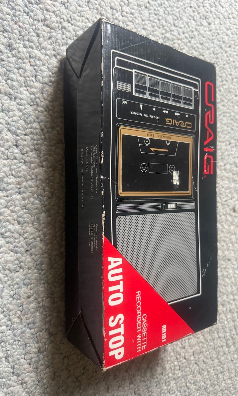 P8 Vintage RR101 CRAIG Cassette Tape Player Recorder Portable Brand New!