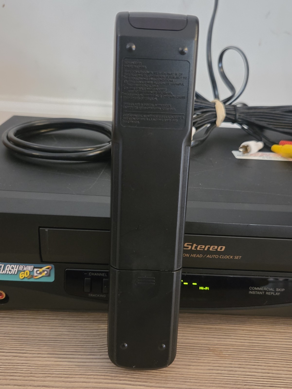 Sony SLV-N55 Hi-Fi Stereo VHS VCR Video Cassette Recorder /w Remote Tested *Read