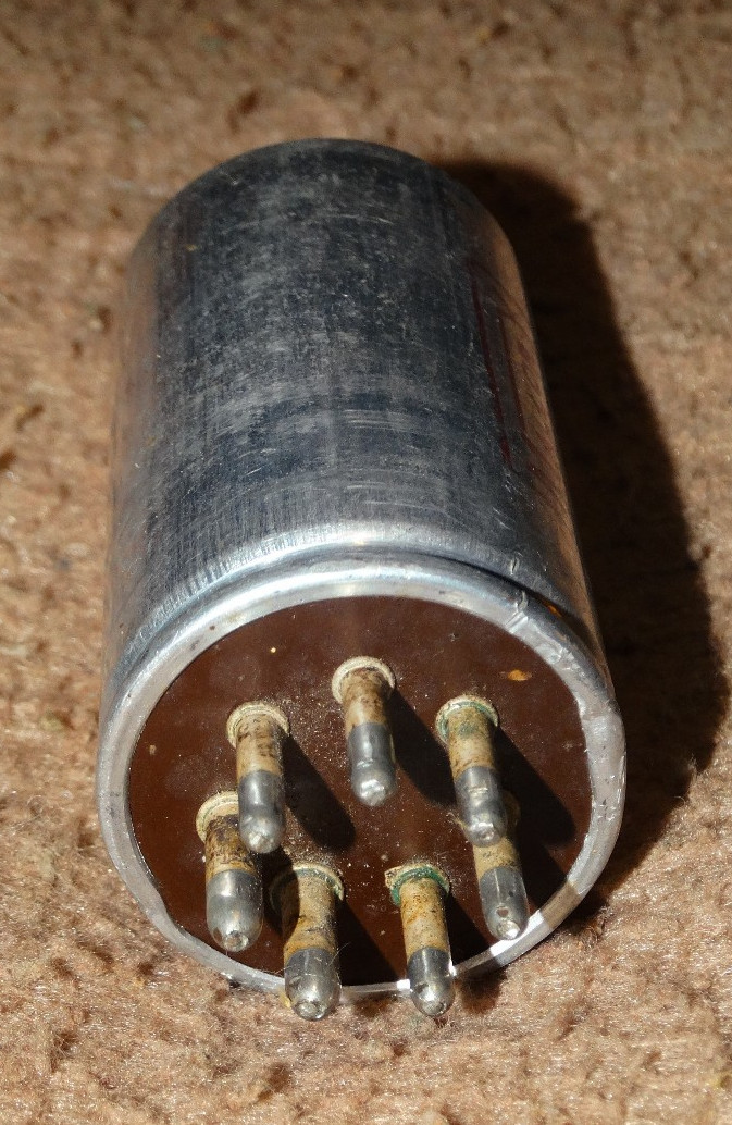 MALLORY 6 Volt Vibrator 7 Pin style model 1701-A #2357401 New Old Stock VGC