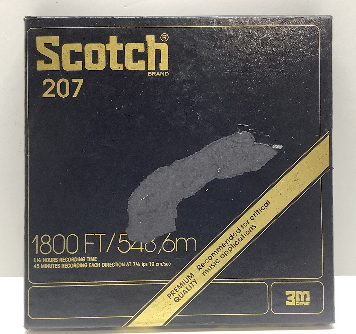 Scotch 207 Premium Quality Recording 7″ Reel to Reel Tape 1800 ft. / 7R-1800