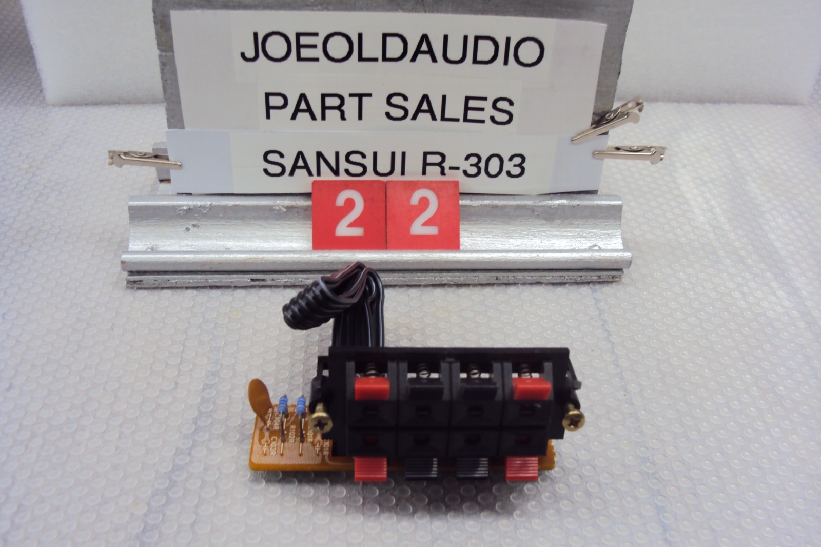 Sansui Receiver R-303 Speaker Output Terminal. Tested. Parting Out Entire R-303