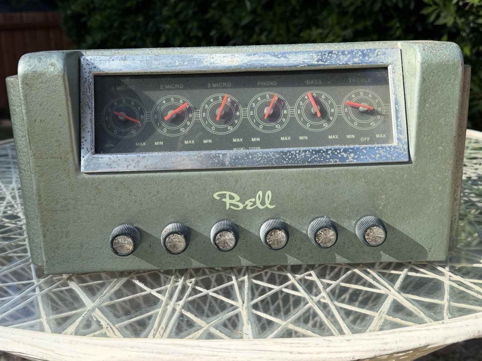 1950s Bell Sound Systems 3725B Vacuum Tube Amplifier PARTS/REPAIR