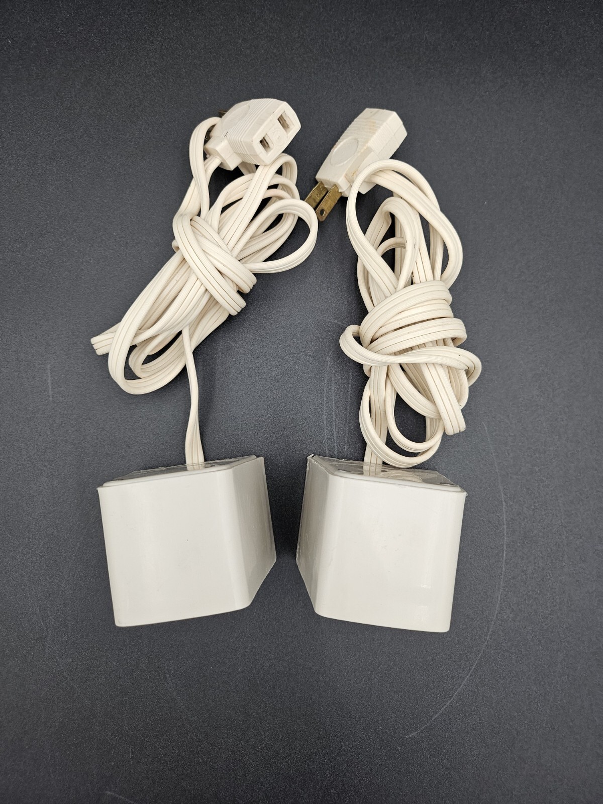 Pair of Vintage Electronic Dayton Model 2E176 TV Receiver Remote Plug Adapter