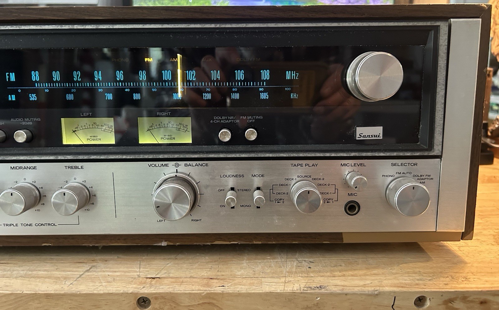Vintage Sansui 8080 Stereo Receiver Amplifier Pro Serviced