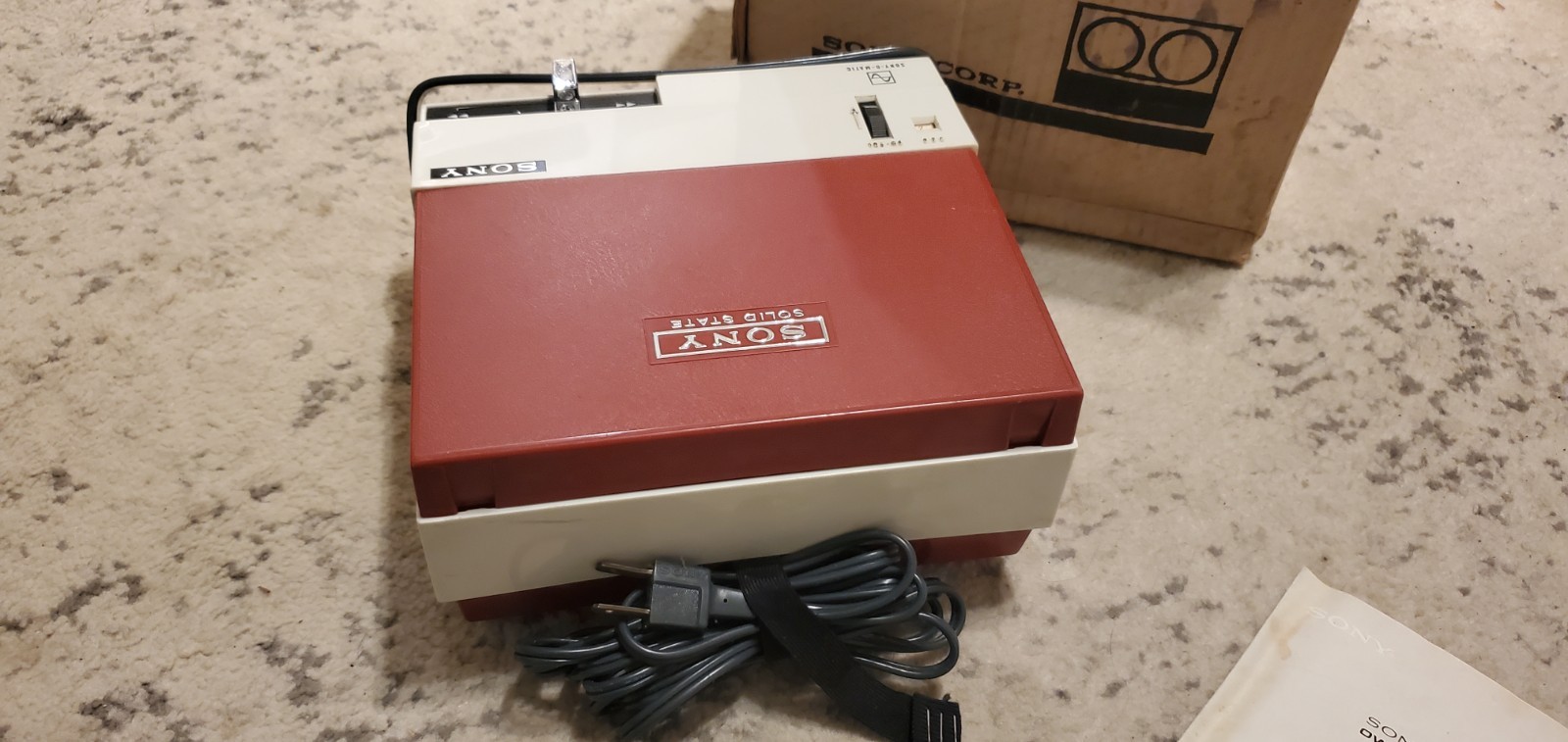 Sony Tc-123 Tapecorder