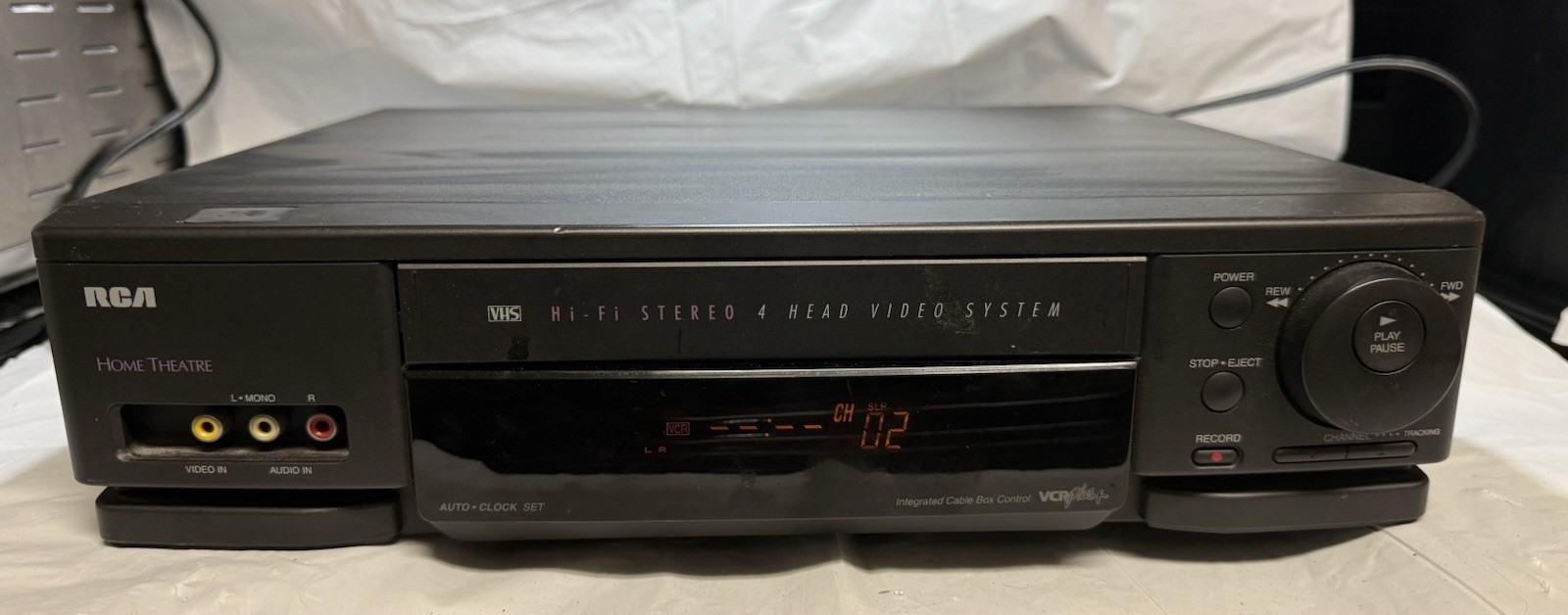 RCA VR677HF VCR Plus+ HiFi Stereo 4 Head Video System Home VHS player WORKS