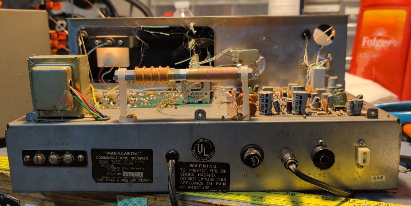 Realistic DX 160 5 Band Shortwave Radio Chassis Tech Special